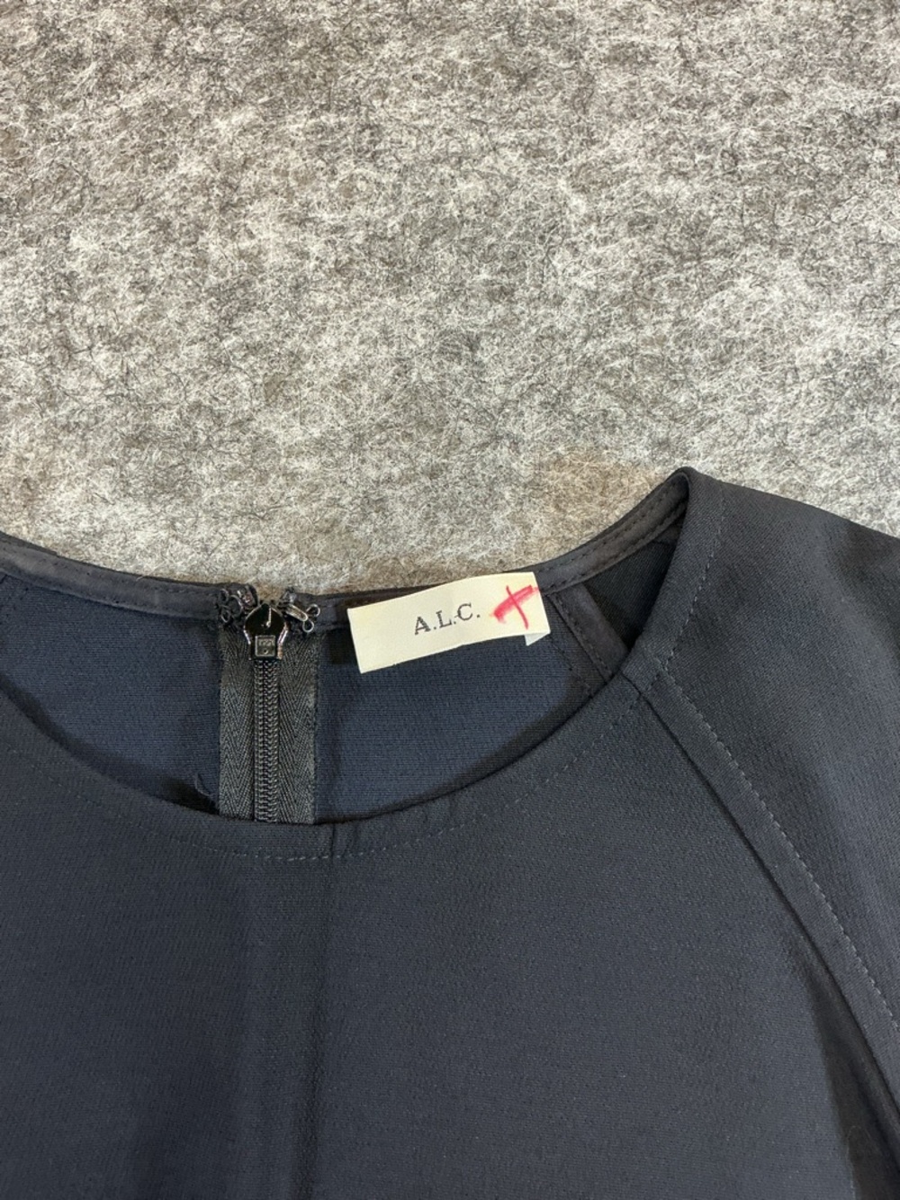 A.L.C Women's Puff Sleeve Black Dress Best Fits Size S - Picture 2 of 4